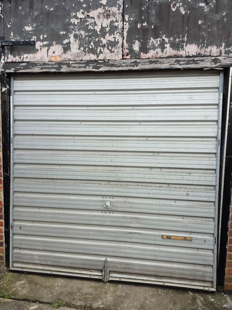 Up and over Galvanized garage door 