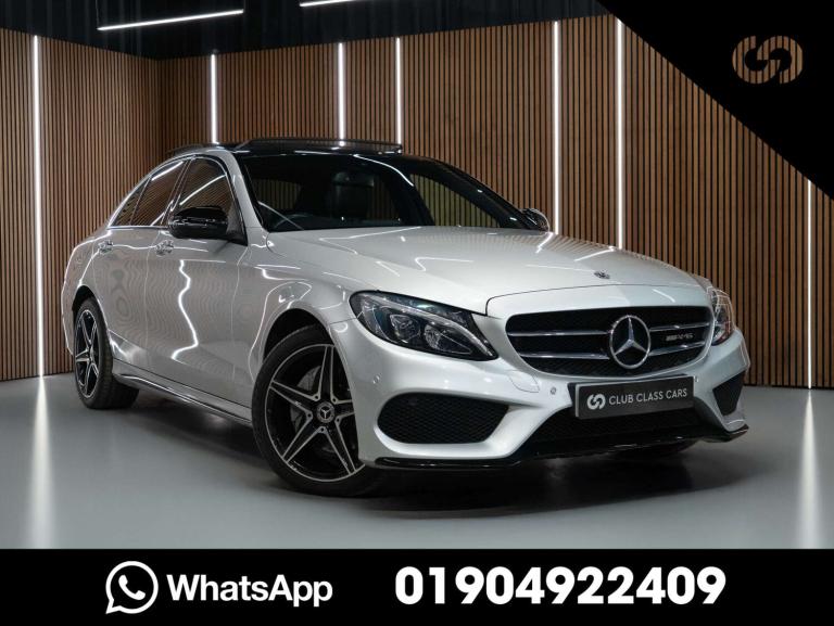 2017 Mercedes-Benz C Class 2.1 C220 AMG Line Premium D 4Matic Auto 4WD 4dr Saloon Diesel Automatic