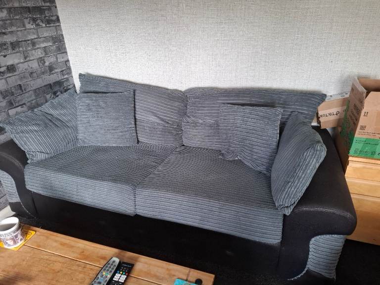 Three and two sofa used 