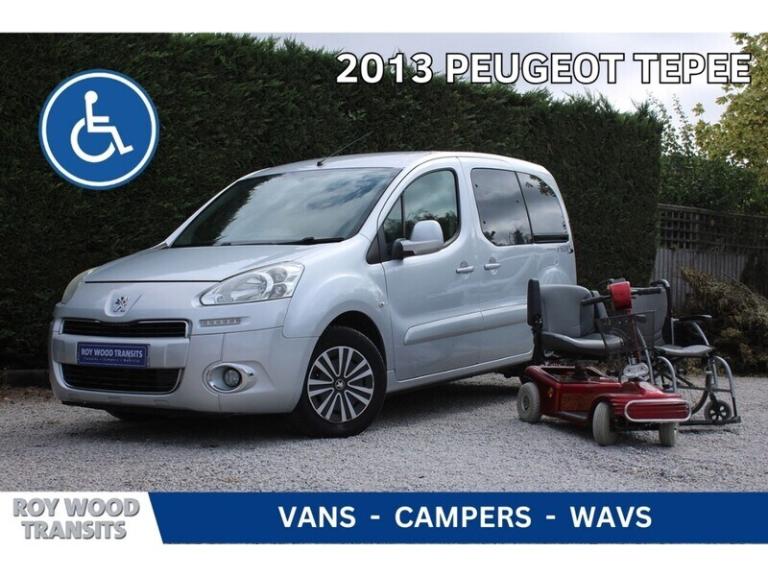 2013 Peugeot Partner Tepee Tepee 1.6 HDI Allied Horizon SE 4 seats plus one wheelchair WAV Diesel...