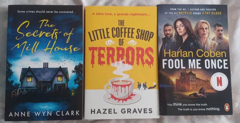 Three Thriller Novels – Good Condition