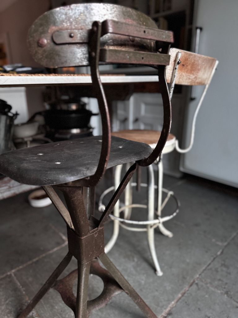 Original  Evertaut Vintage Industrial Factory Engineers Chair  