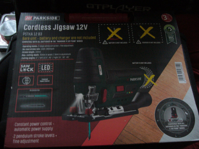 image for Parkside 12v cordless  jigsaw (new unused)