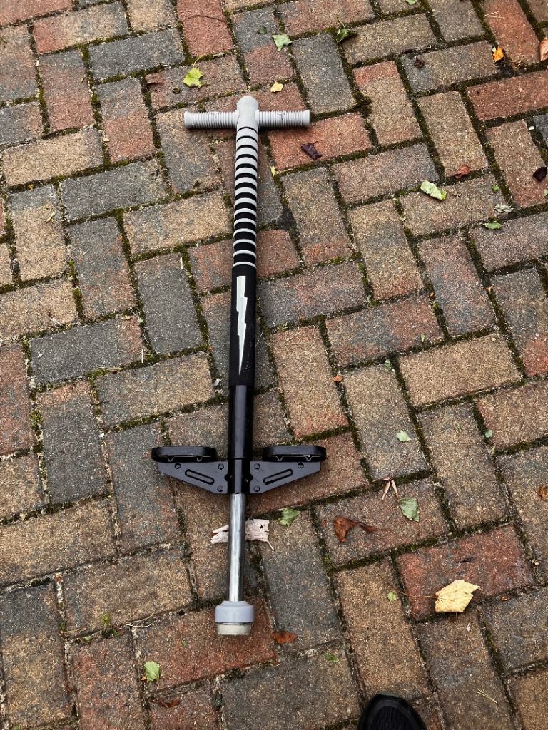 Black and Grey Pogo Stick 