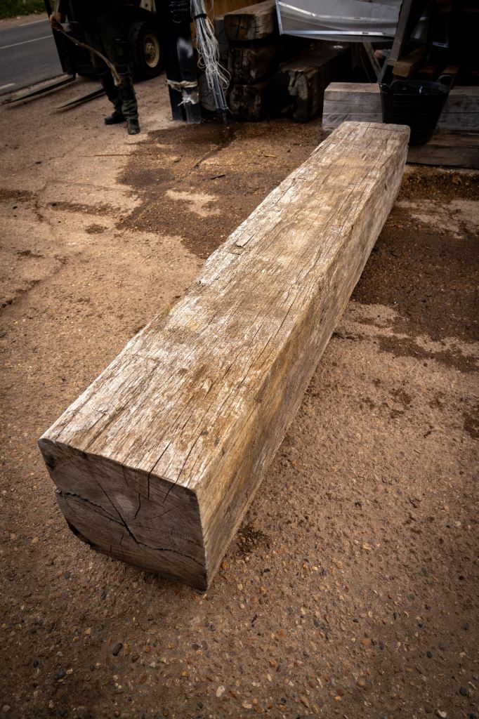 Reclaimed 9ft Greenheart Hardwood Beam/Timber 