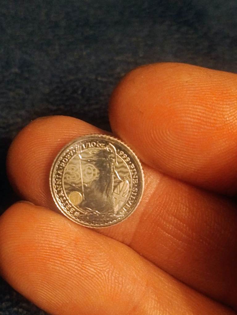 Britannia 1/10th oz 2027 silver coin.