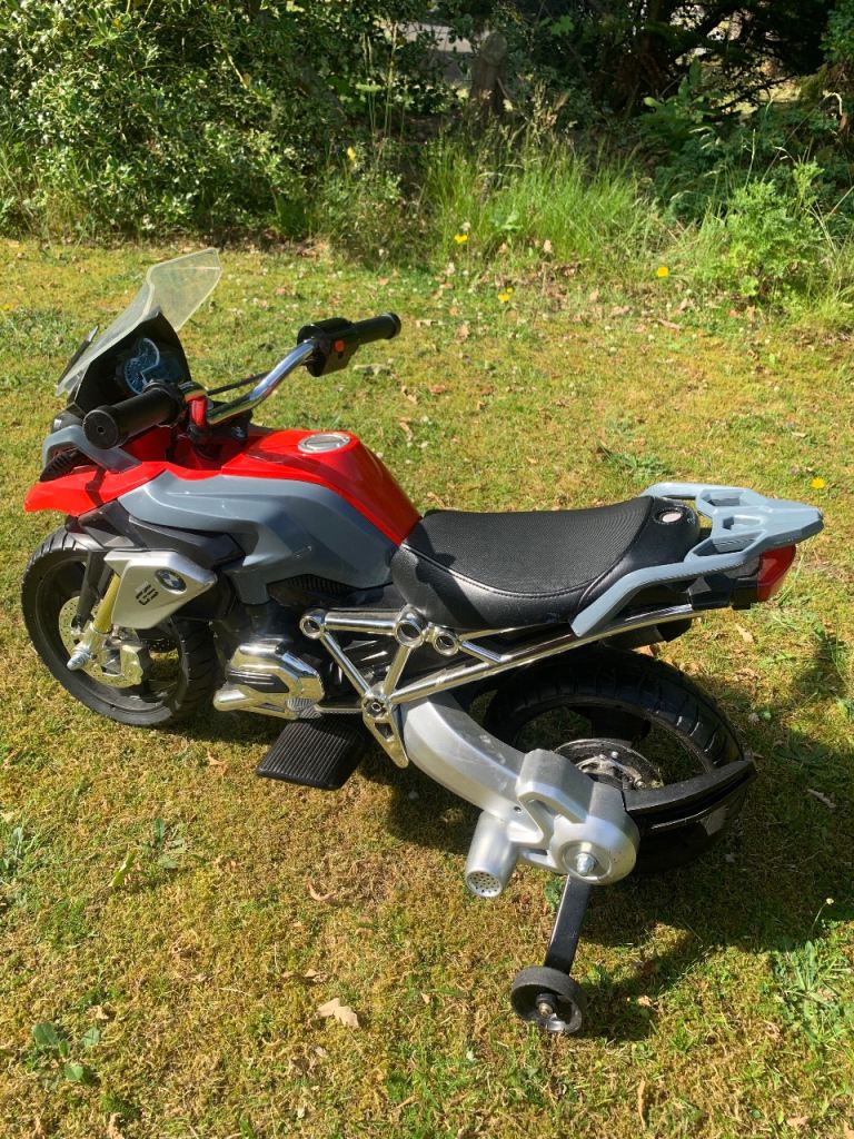 BMW Kids Electric Ride-On Motorbike – Red, Good Condition