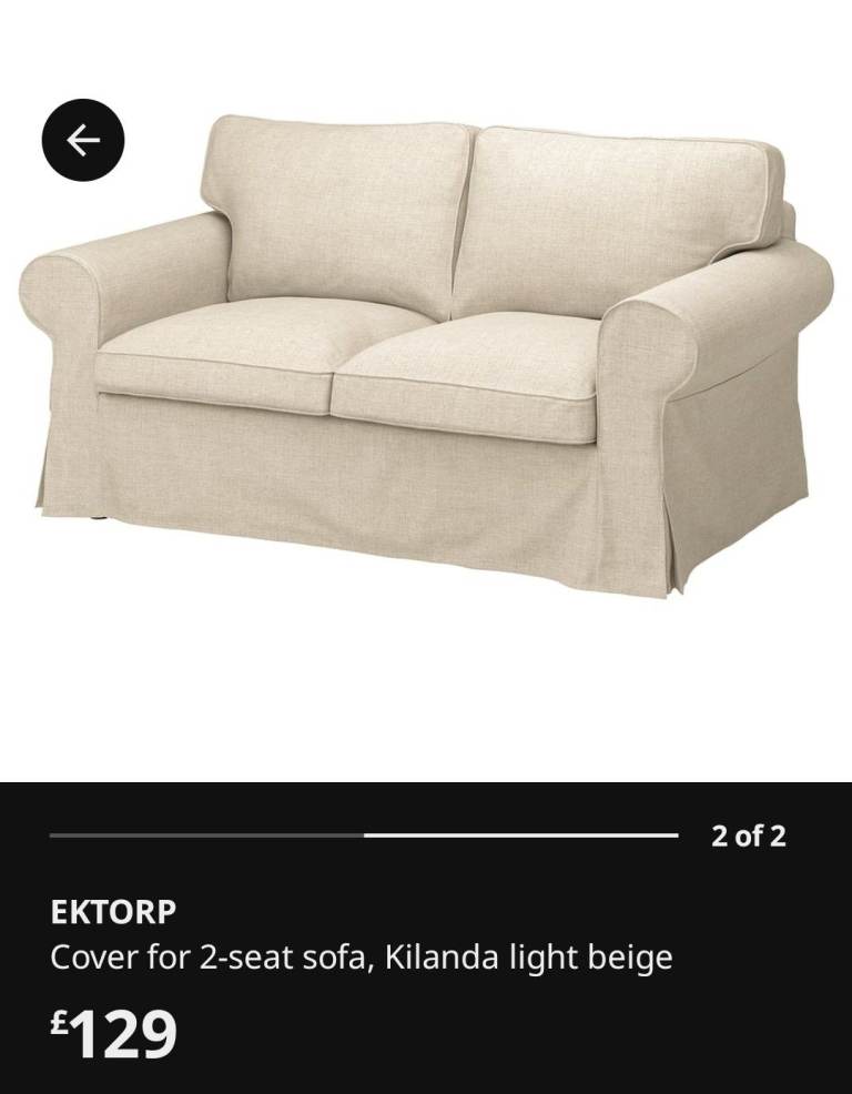 BRAND NEW: ikea Ektorp 2-seat sofa cover