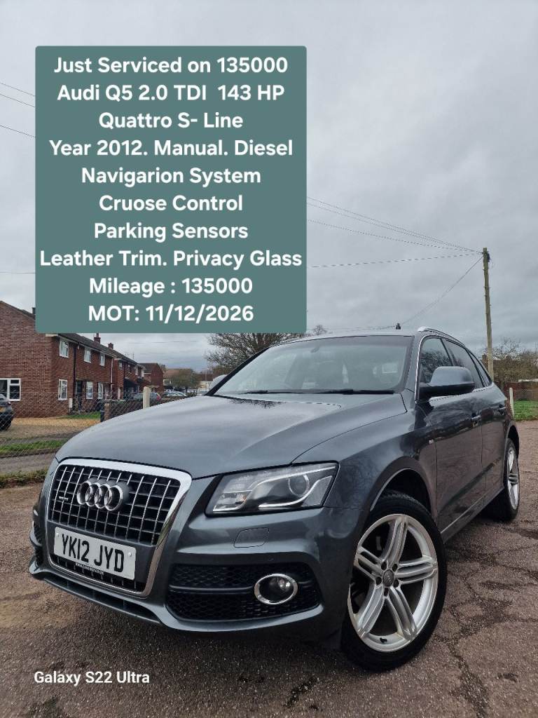 Audi, Q5, Estate, 2012, Manual, 1968 (cc), 5 doors