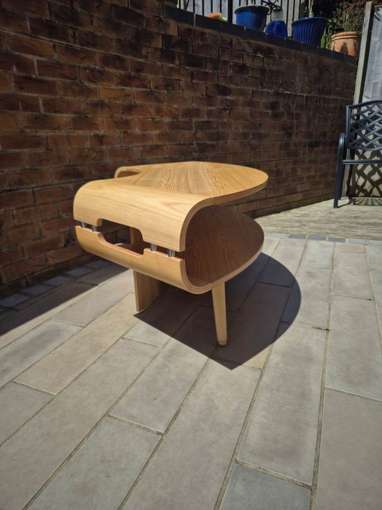 Wooden corner TV stand
