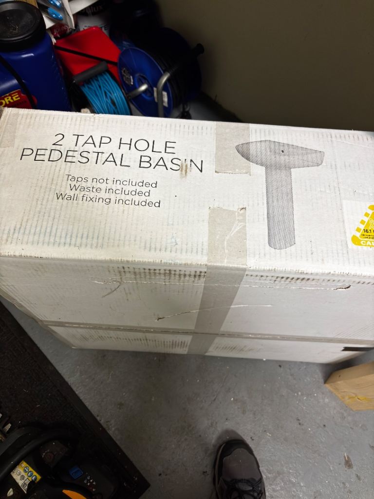 image for Bathroom basin and pedestal