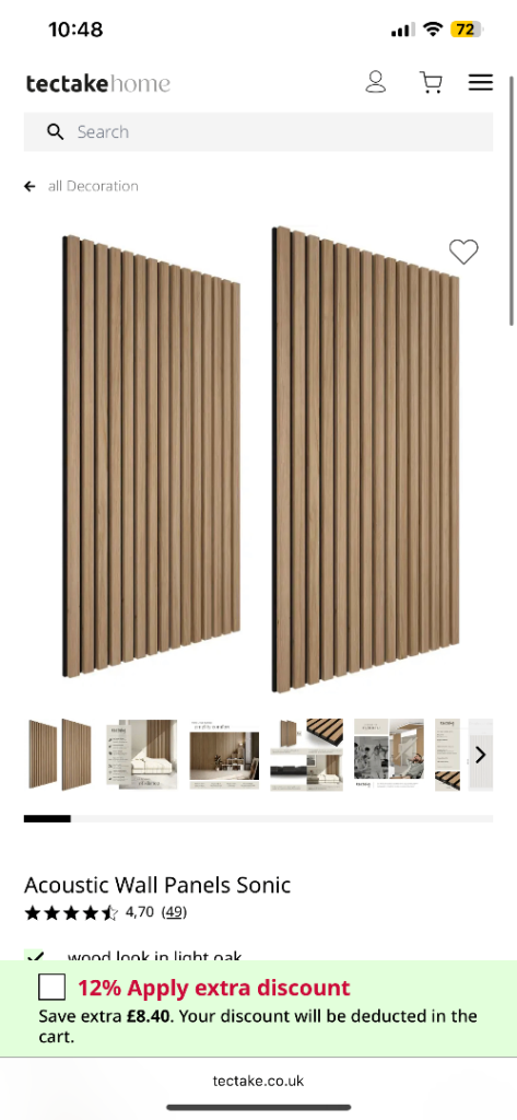 Telltale wall panels 