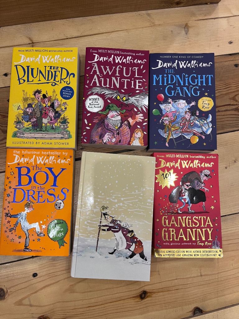 David Walliams Books Bundle – 6 Titles, Good Condition
