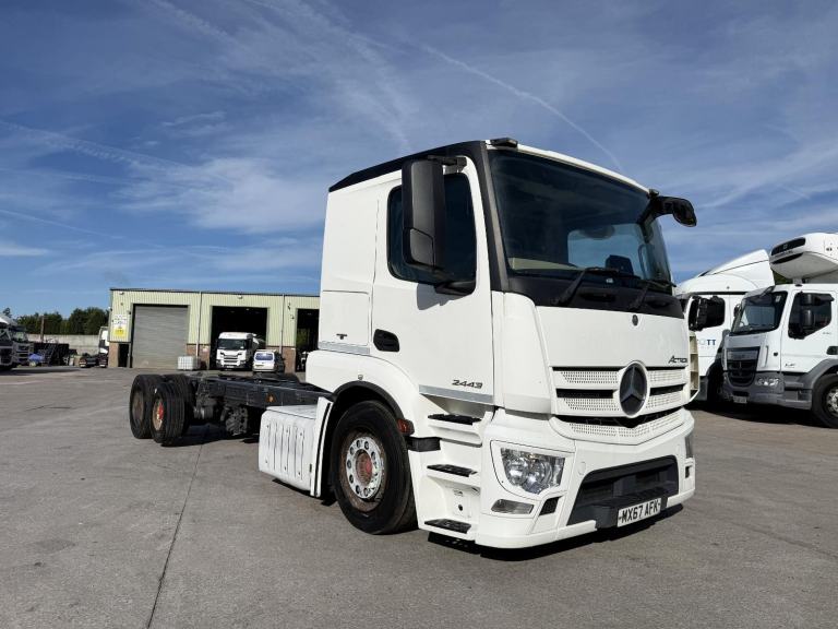 2017 MERCEDES ACTROS 2443 6X2 CHASSIS CAB