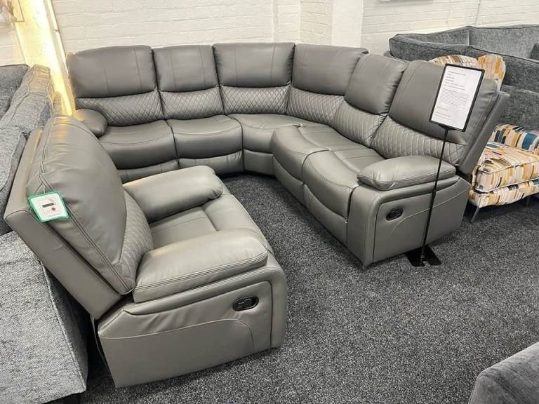 🚚 Stylish Roma Recliner Cupholder Sofa Corner & 3+2 Set 25% OFF Cheapest Price