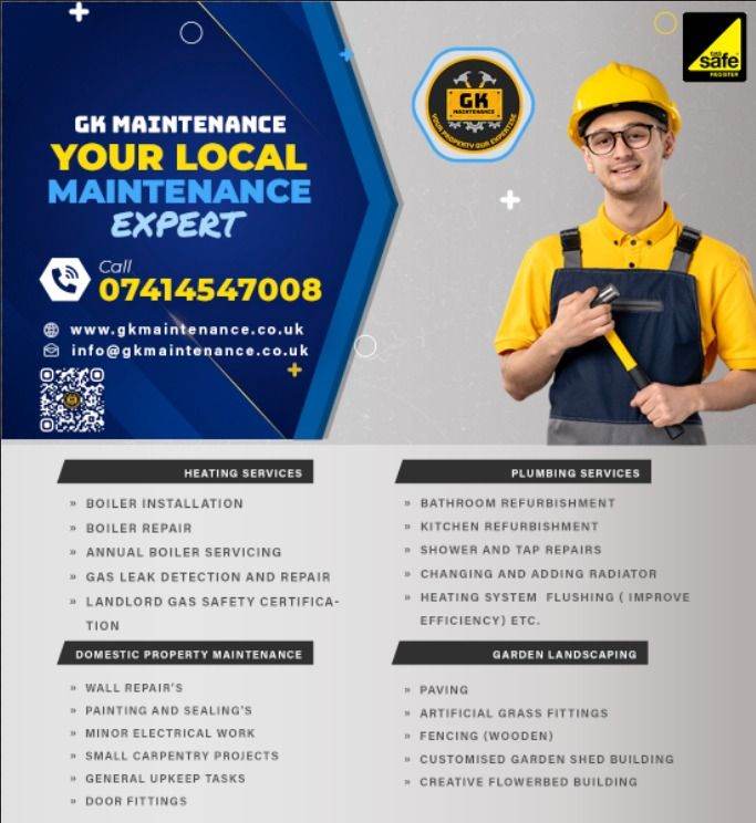 GK Maintenance Your Local Maintenance Expert  