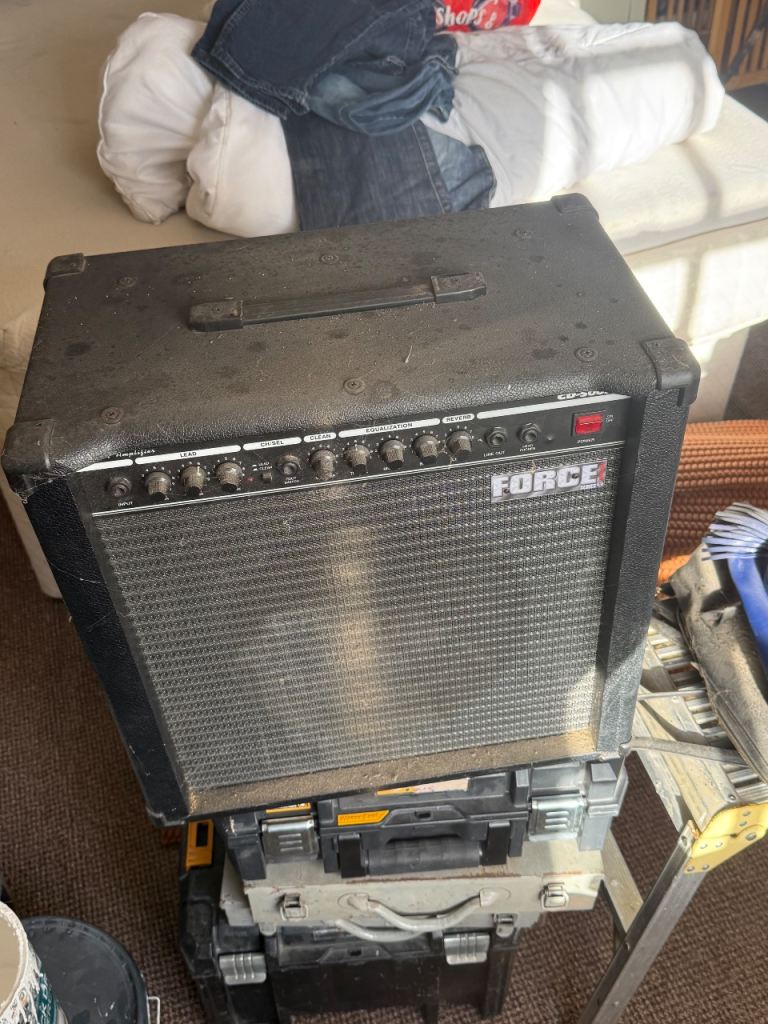FORCE Guitar Amplifier – Fair Condition, Black, £55.00 for Sale