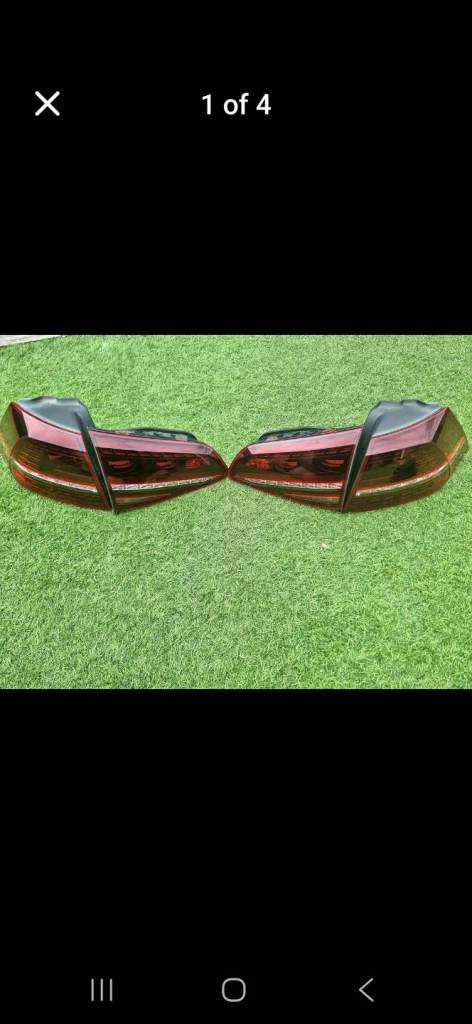 Golf R 7.5 rear lighting 