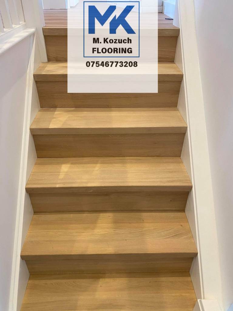 Solid Oak stairs cladding kit systems