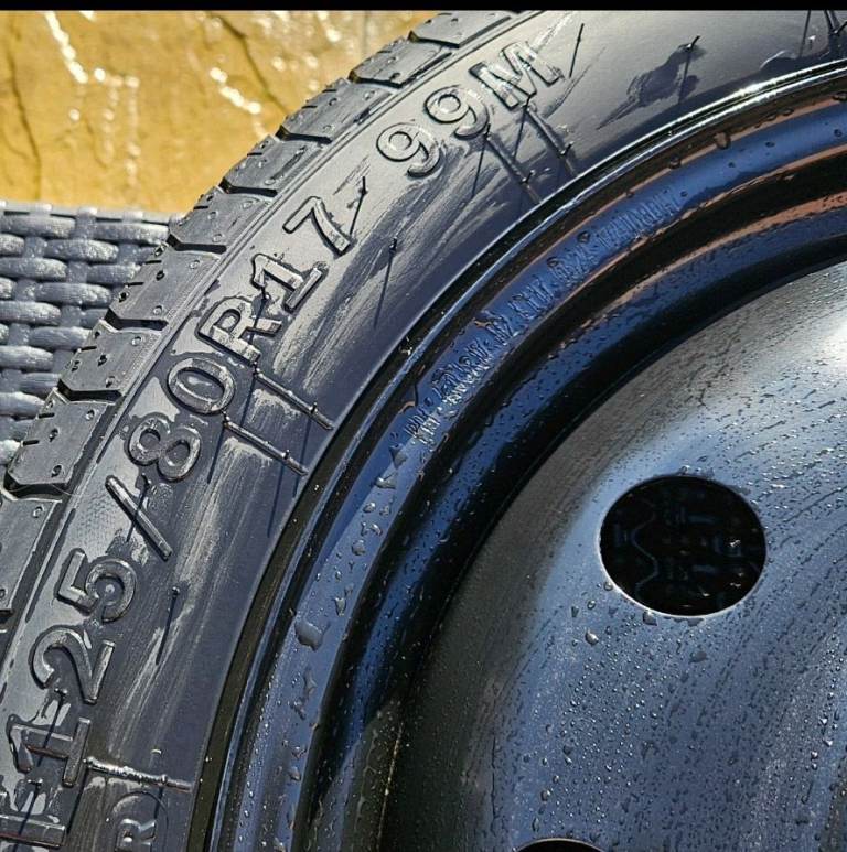 4 stud spare wheel 125x80 R17