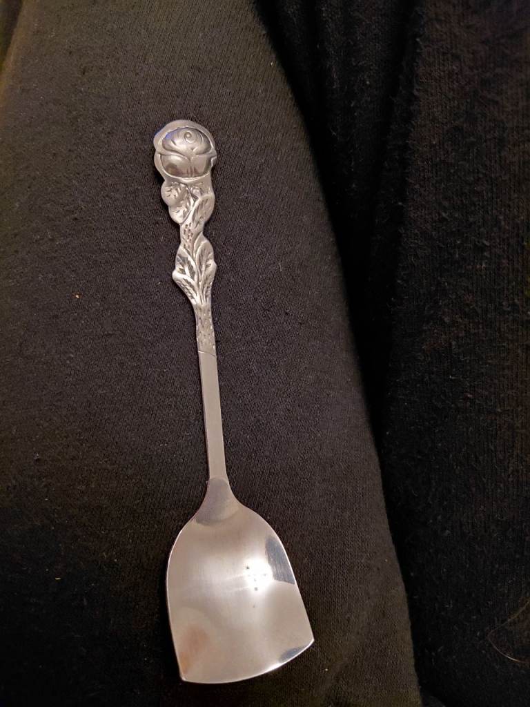 Decorative Silver Spoon