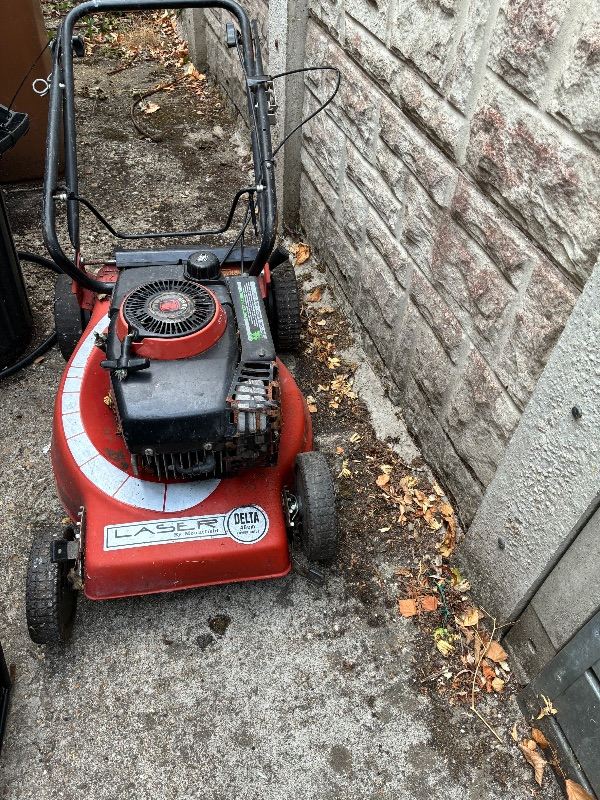 Laser Delta Petrol Lawnmower by Mountfield  with Grass Box