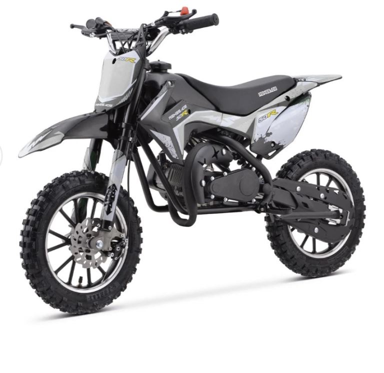 renegade white dirtbike 