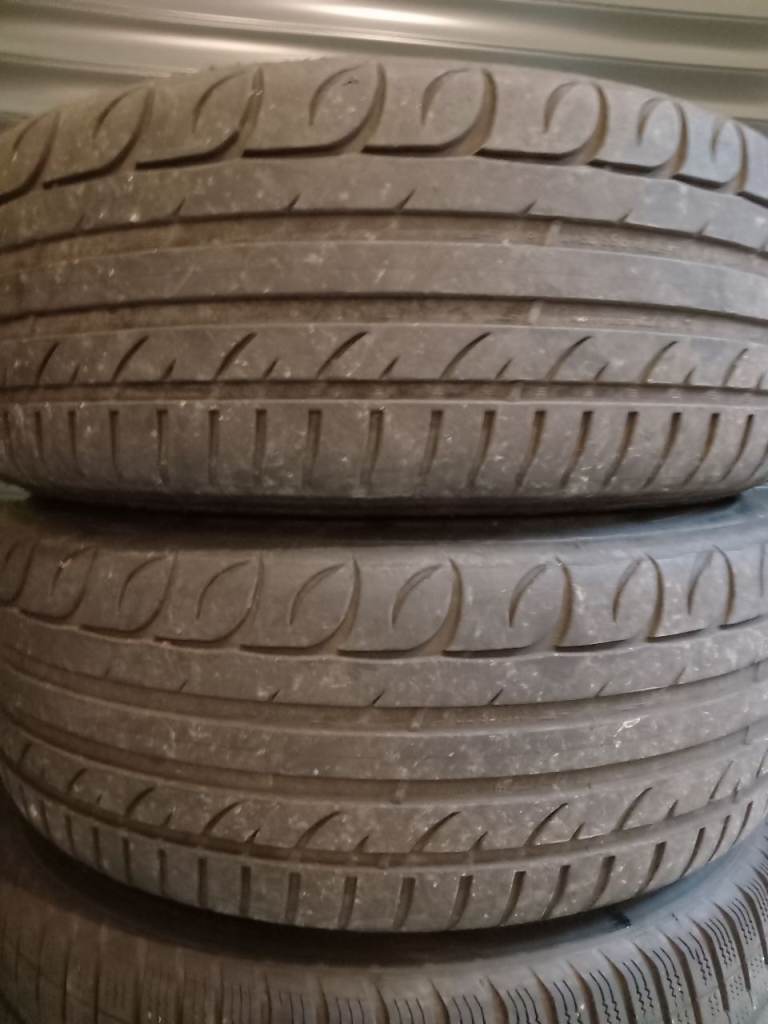 Audi 17 Inch alloy wheels and tyres, excellent condition! 5x112 VW, Caddy 