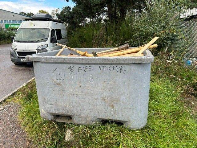 Free timber as pictured 