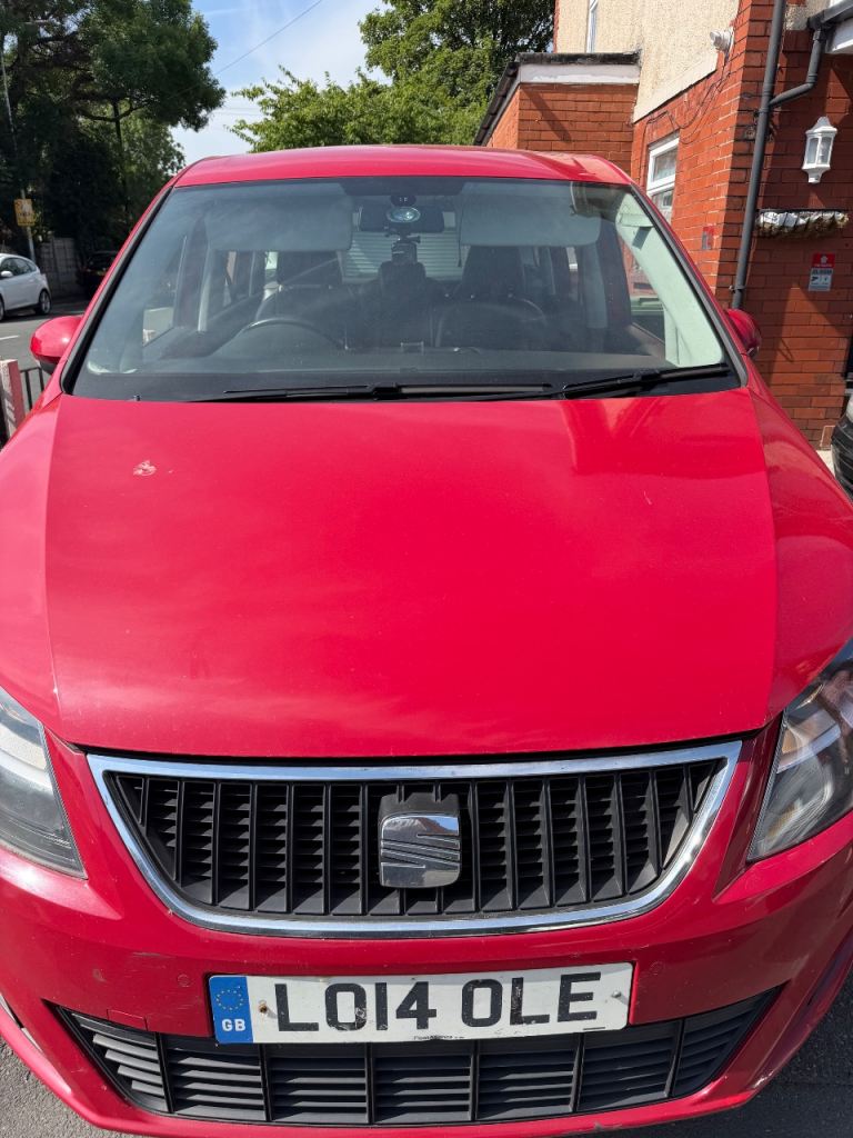 2014 SEAT Alhambra 2.0 TDI Automatic – Red – 196,000 Miles, Semi-Auto, 1968 (cc), 5 doors