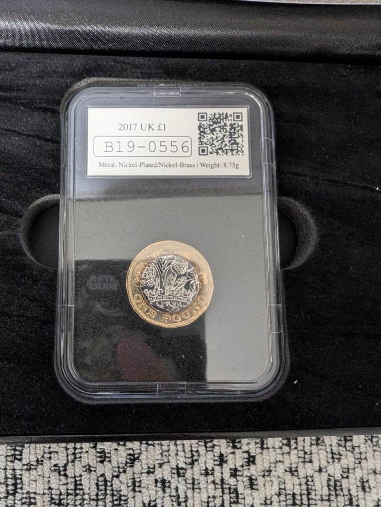 DateStamp 2017 UK £1 Coin - Uncirculated with Certificate