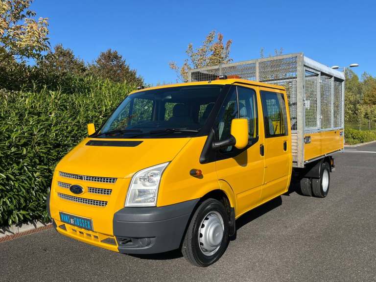 2013 Ford Transit 2.2 TDCi 350 DOUBLE CAB  FULL ALLOY CAGED TIPPER NO VAT