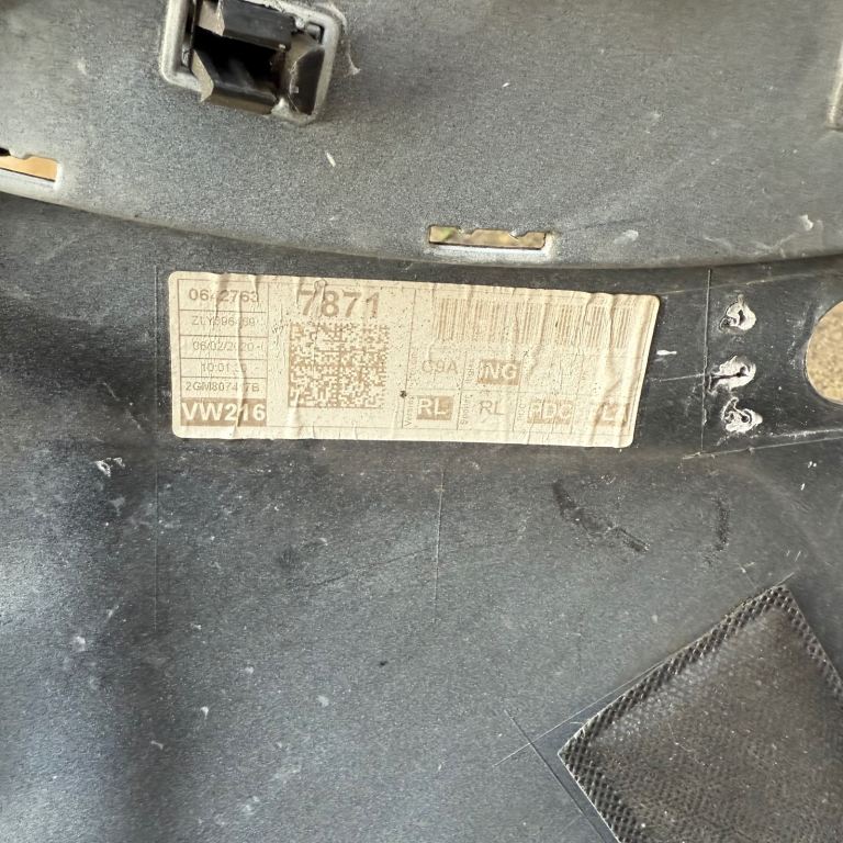 Volkswagen T-Cross R Line 2020 Rear Bumper White