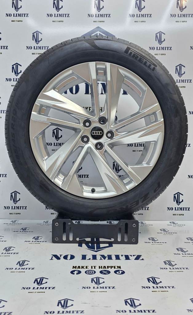 SET OF 4 GENUINE AUDI 20" Q7 RQ7 SQ7 ALLOY WHEELS 5x112- TYRES 4M0601025BQ SILVER