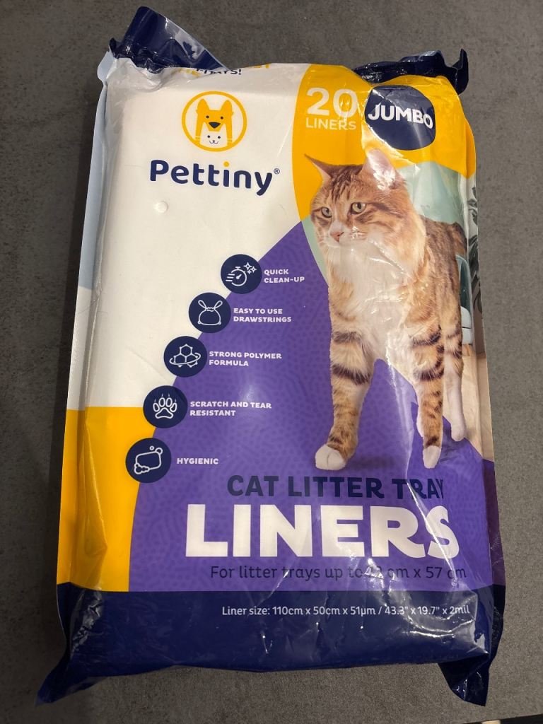 Cat litter tray liners