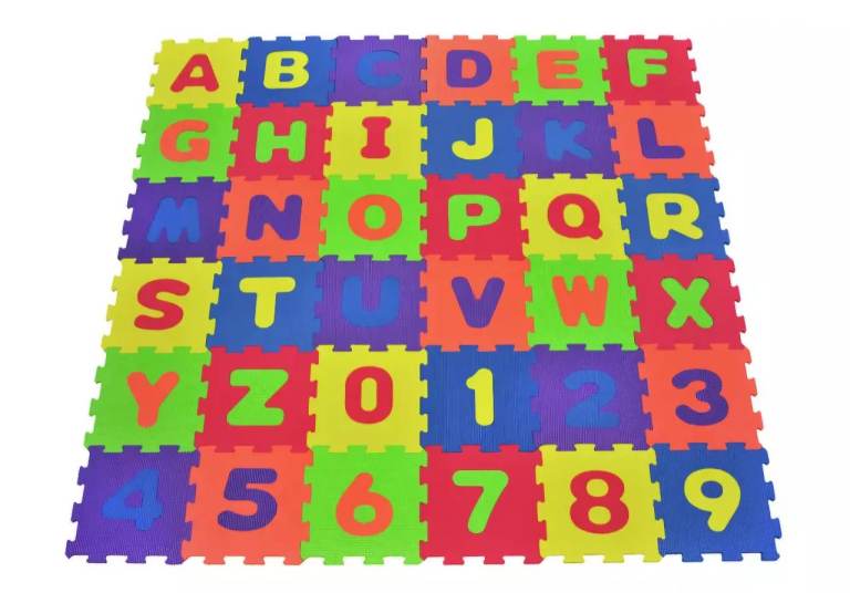 Alphabet and Number Foam Mat