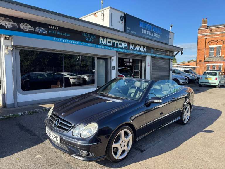 2008 Mercedes-Benz CLK 280 Sport 2dr Tip Auto CONVERTIBLE Petrol Automatic