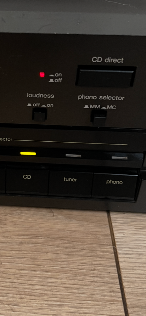 Technics SU-V550 CLASS AA AMP/Power Cable Good Working 