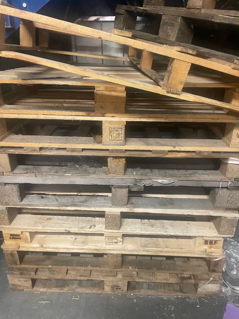 Wood pallets Stored inside dry Manchester