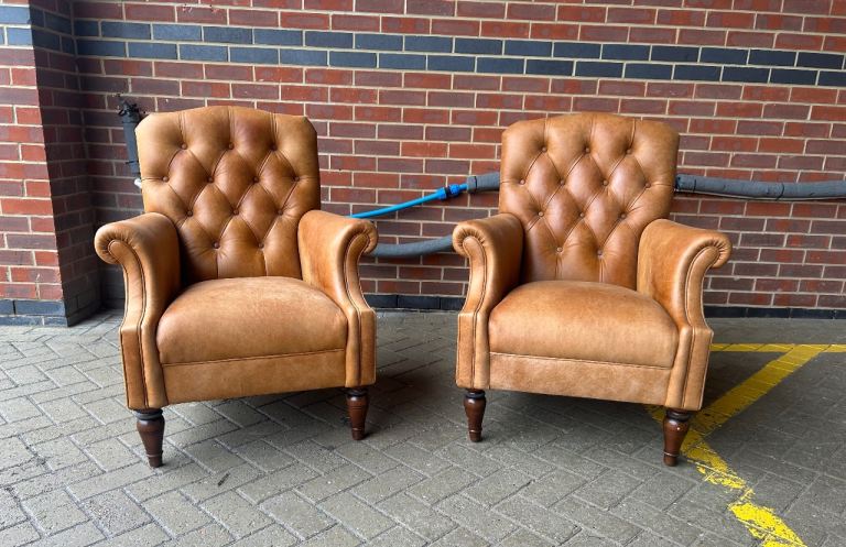 Laura Ashley Lancaster Armchairs Pair Excellent Condition