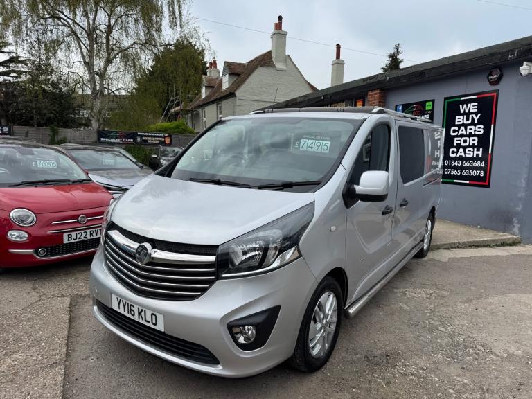 2016 Vauxhall Vivaro 2900 1.6CDTI BiTurbo 120PS eFLEX Sportive H1 D/Cab PANEL VAN Diesel Manual