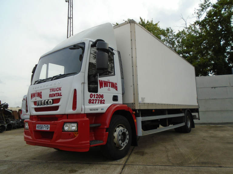 2008 IVECO 180E25 20ft BOX VAN, ALLOY TAILIFT 