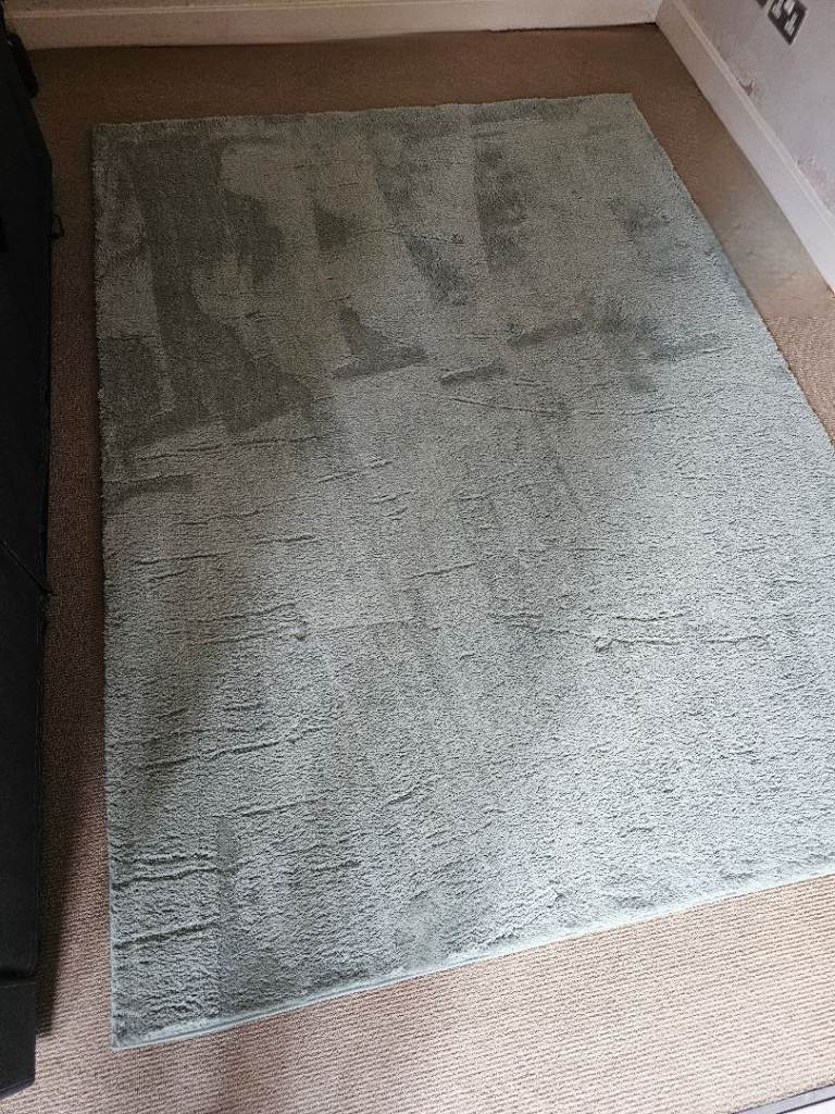 Machine Washable Rug, Sea Foam Green – 160x220