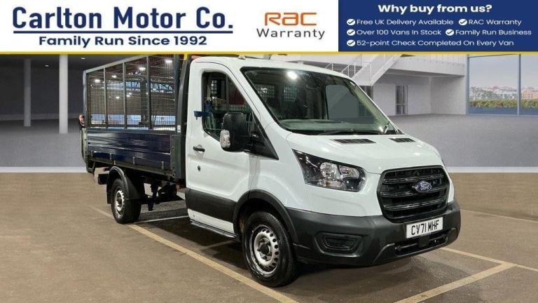 2021 Ford Transit 2.0 350 EcoBlue Leader Tipper 2dr [ CAGED BODY + TAIL LIFT ] L