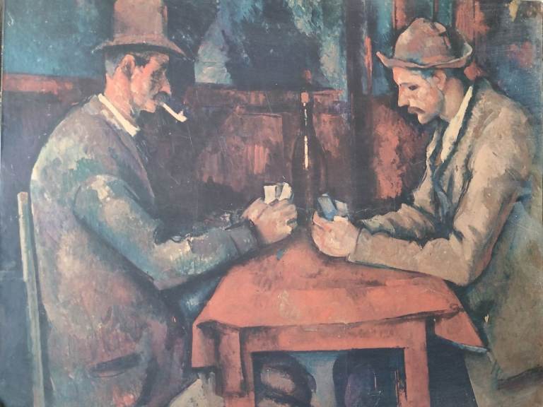 Paul Cèzanne reproduction print on wood