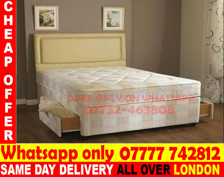 --FREE DELIVERY:KING SIZE - SINGLE  - BED AND MATTRESS --(ygdgs