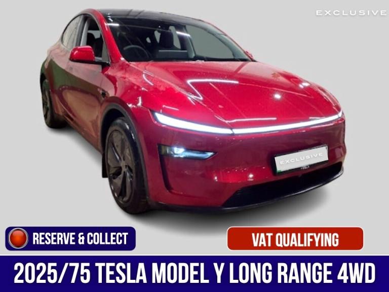 2025 Tesla Model Y Long Range AWD 5dr Auto MPV Electric Automatic