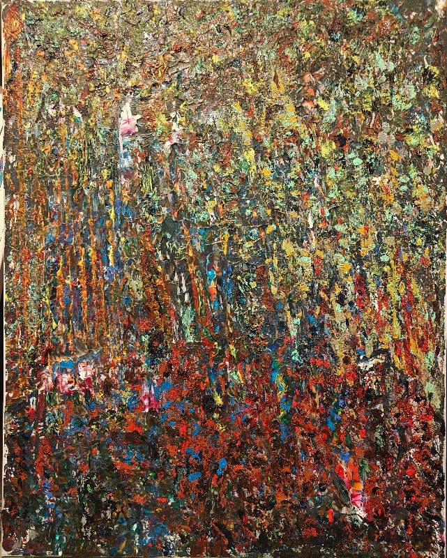 Richly Textured Original Abstract - "Earth & Ether" - 20x16” Acrylic