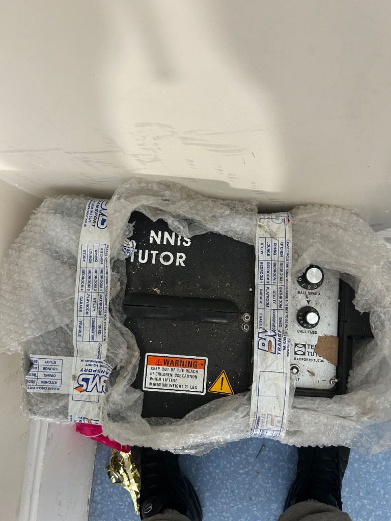 Sports Tutor Tennis Tutor Ball Machine Model 2 – Working