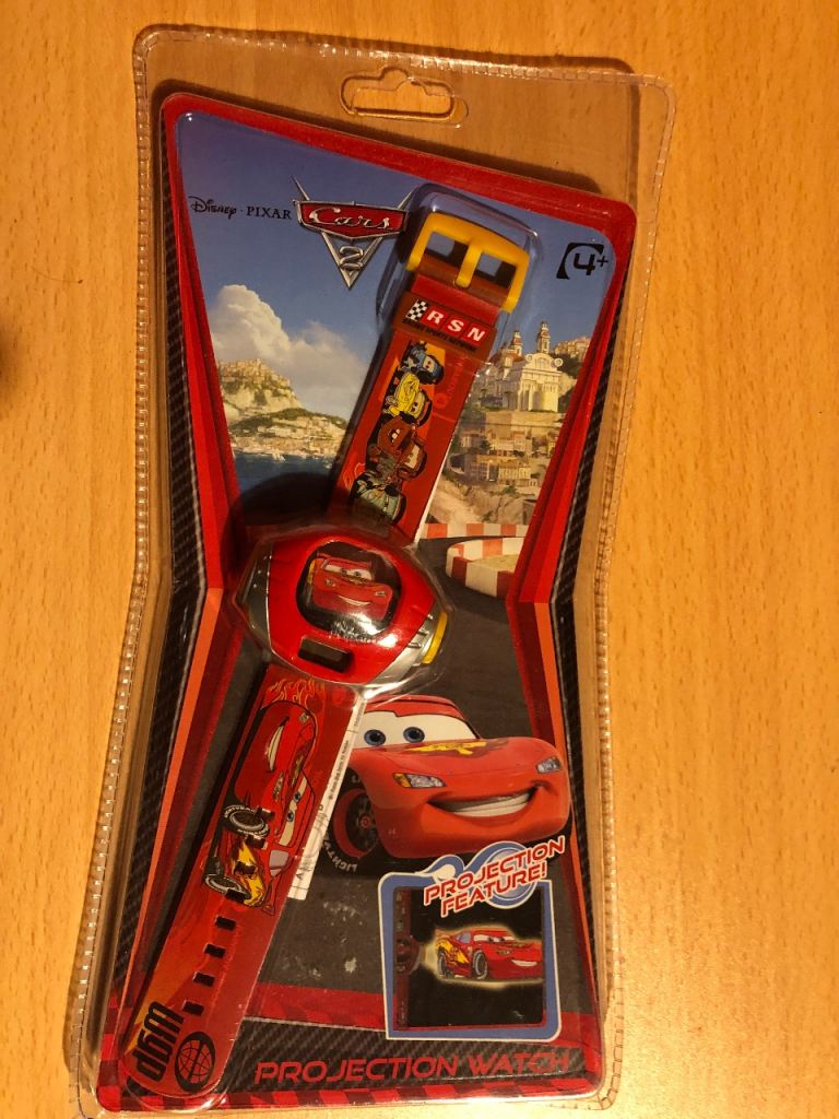 Cars projection watch (new unopened)